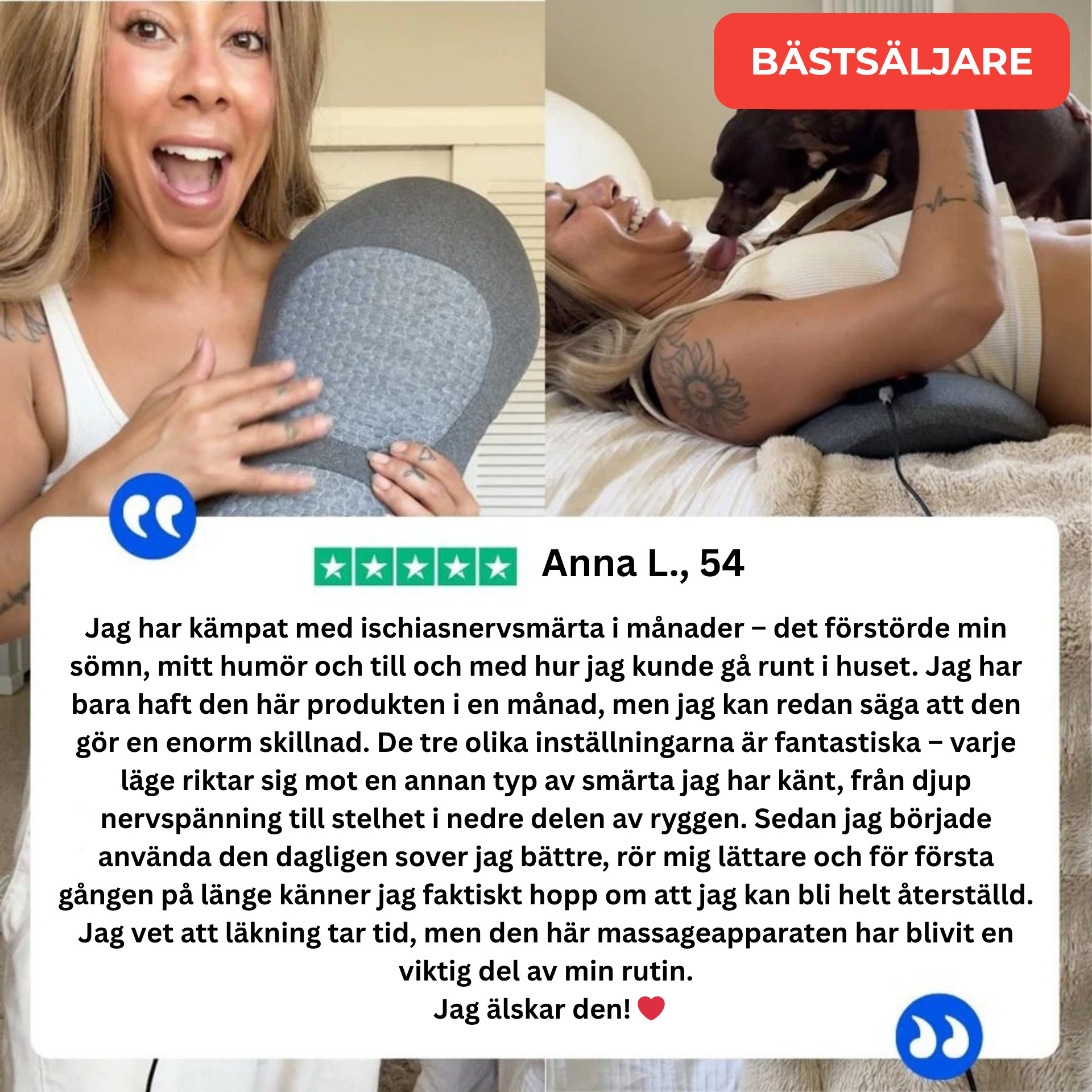 ZenSpine™ Trippel Ryggmassagerare