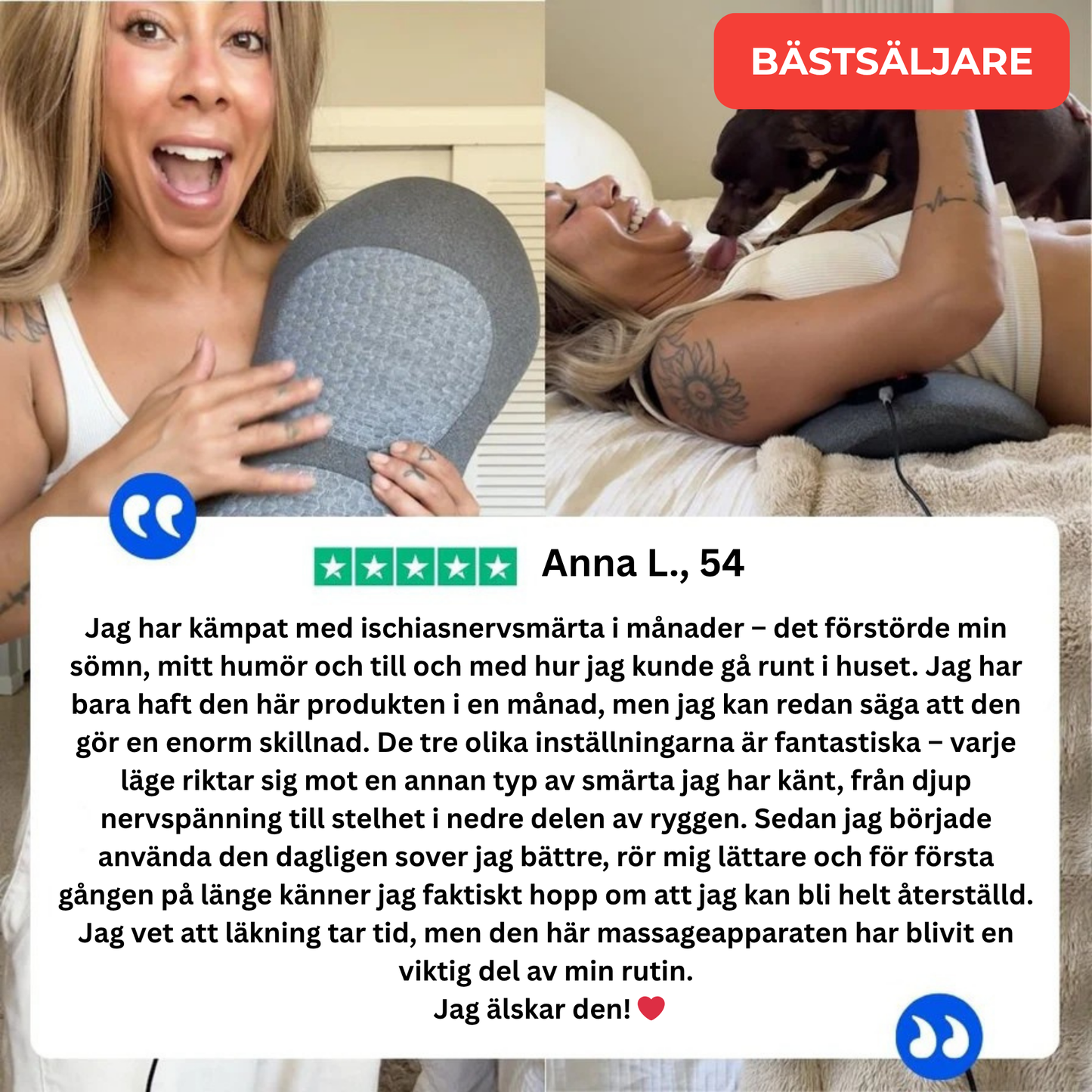 ZenSpine™ Trippel Ryggmassagerare