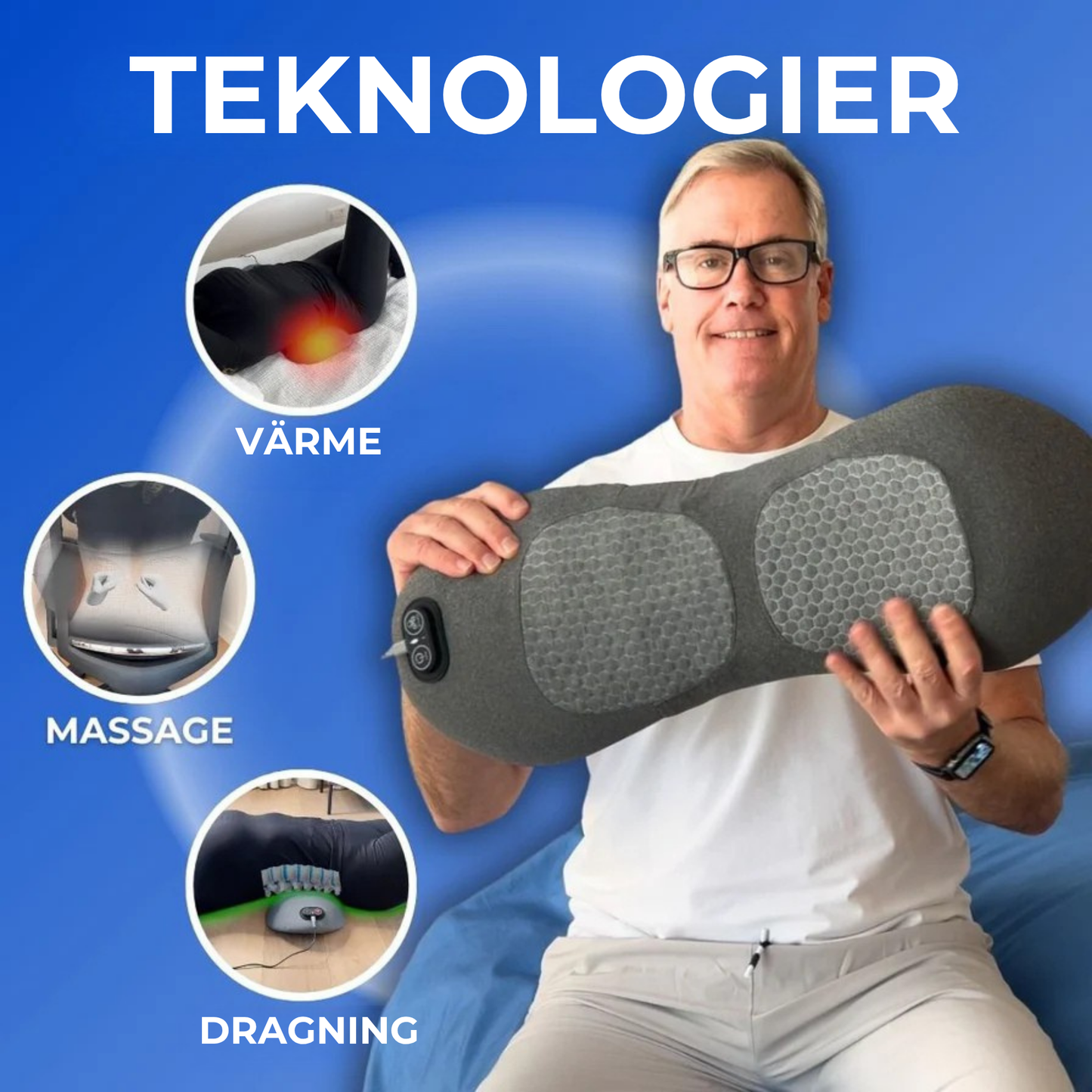 ZenSpine™ Trippel Ryggmassagerare