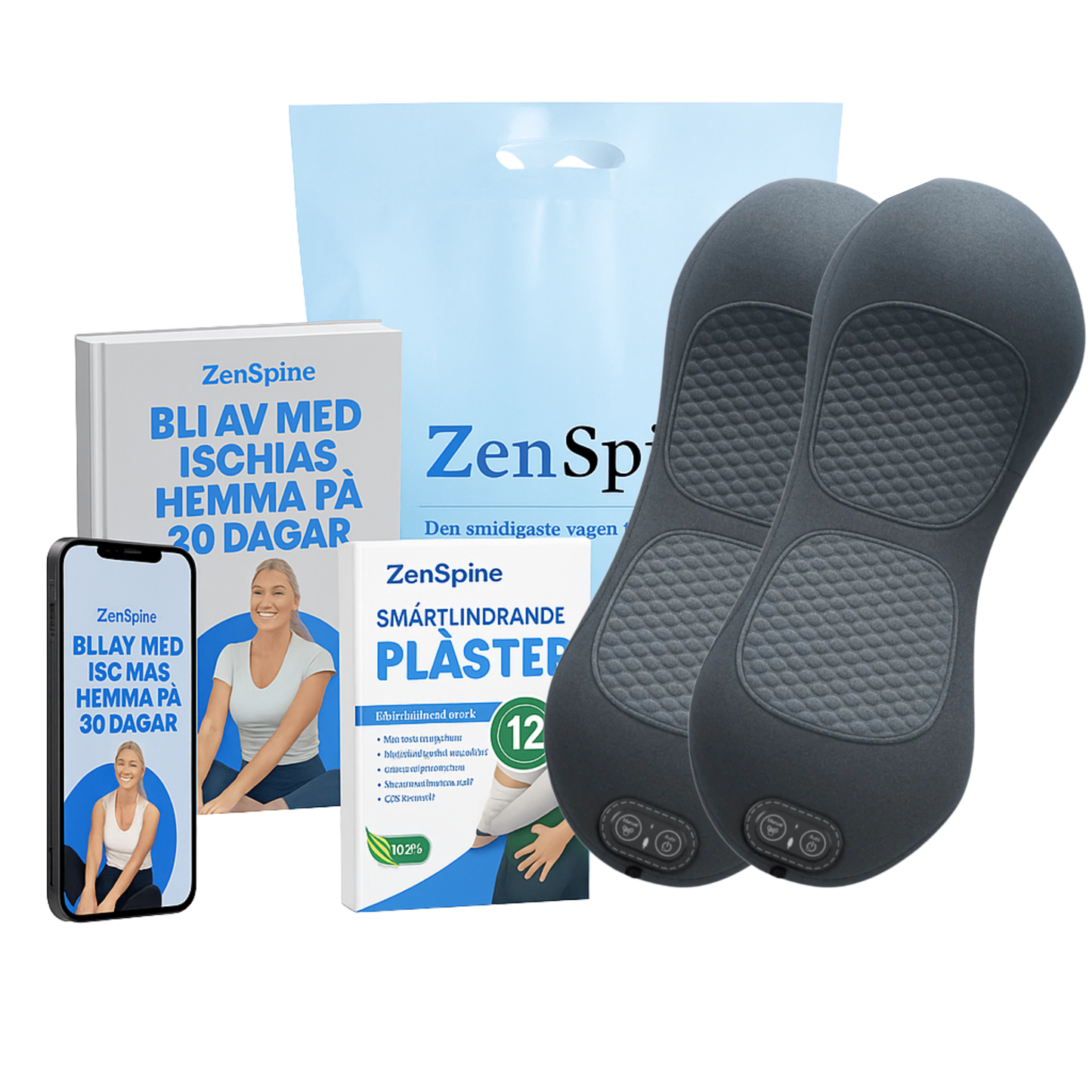 ZenSpine™ Trippel Ryggmassagerare – DuoPack
